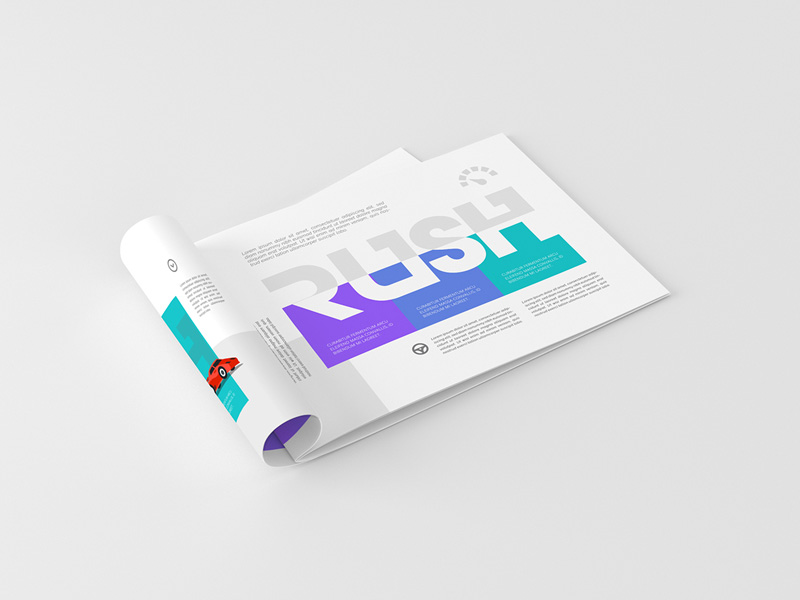 a4 landscape brochure mockup free psd template psd repo free landscape flyer templates