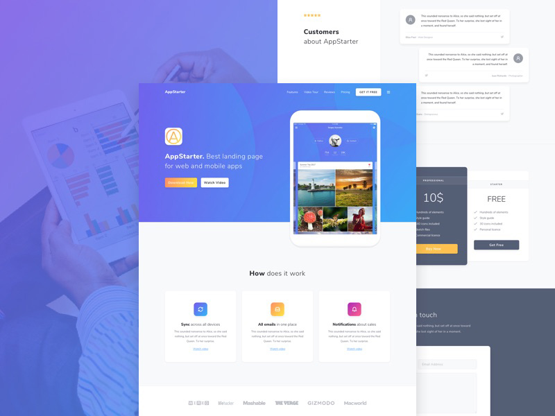 AppStarter Website Template
