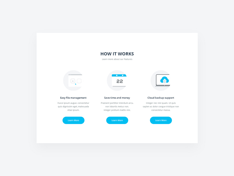 how it works section