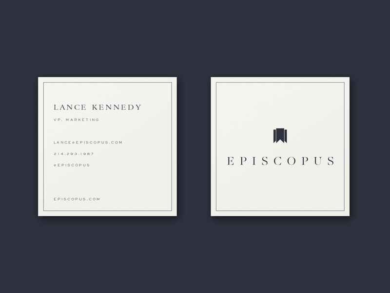 square business card mock up