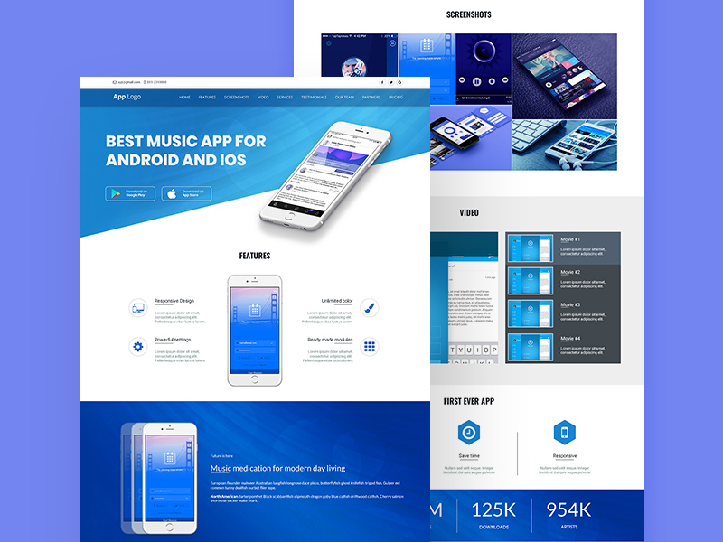 landing page design