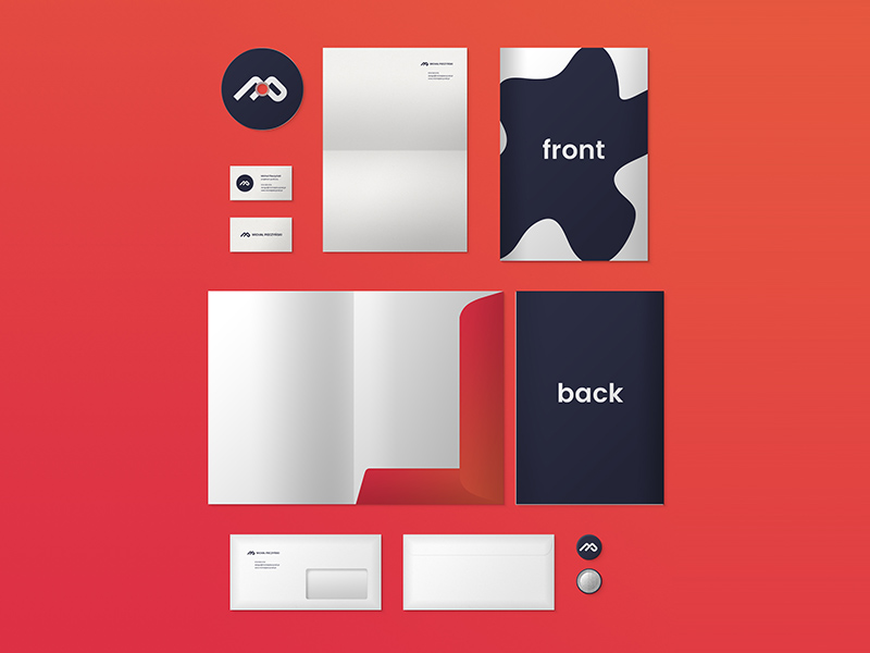stationary mockup