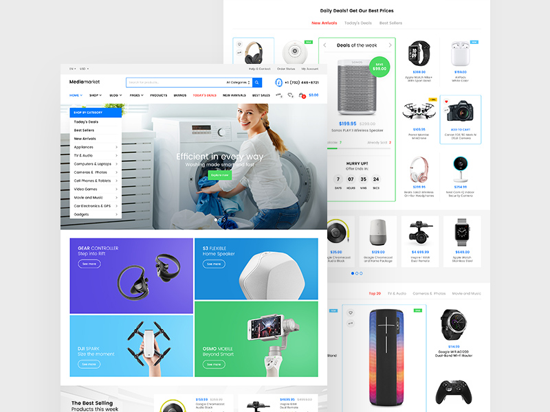 ecommerce website template
